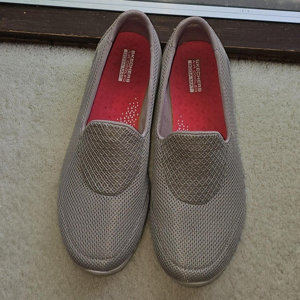 Skechers Gray Slip-On Shoes